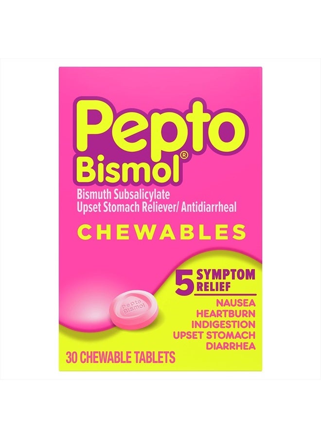 Peptobismol Chewable Tablets 30 Ct