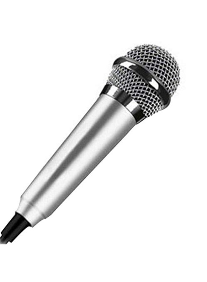 Portable Mini 3.5mm Microphone For Smart Phone 3164800182 Silver