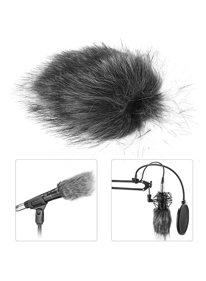 Fur Microphone Windscreen D5986-M Grey