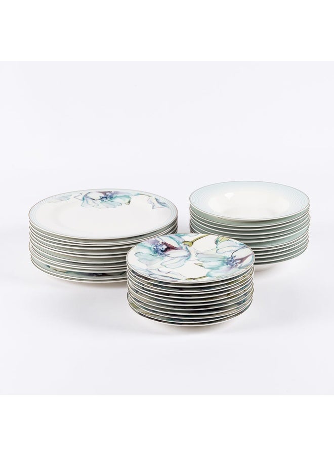 Bevy 110-Piece Dinner Set, Multicolour