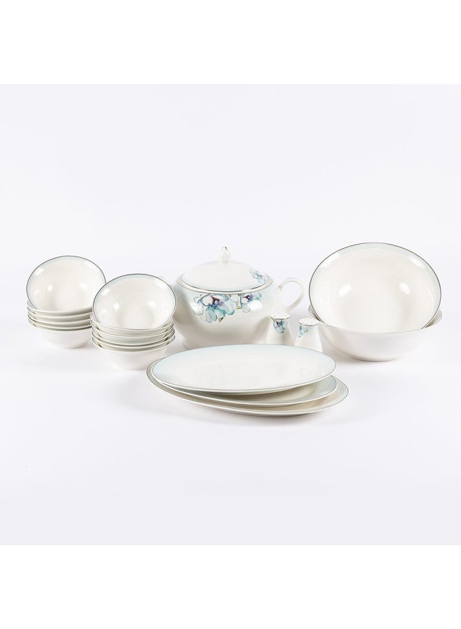 Bevy 110-Piece Dinner Set, Multicolour