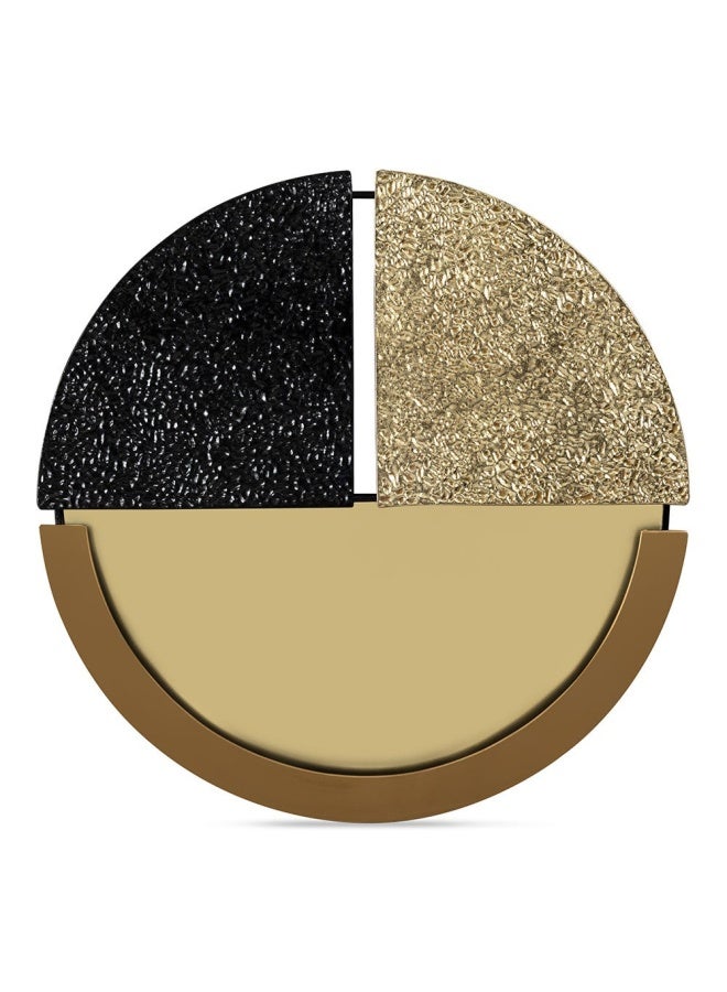 Solar Wall Decor, Gold & Black - 70X69X3 Cm