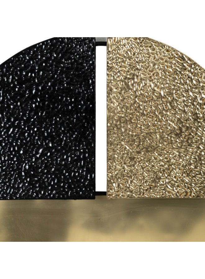 Solar Wall Decor, Gold & Black - 70X69X3 Cm