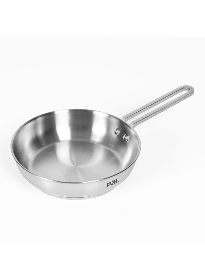 Pal Titanium Pro Inox Frying Pan, Metallic - 20 Cm