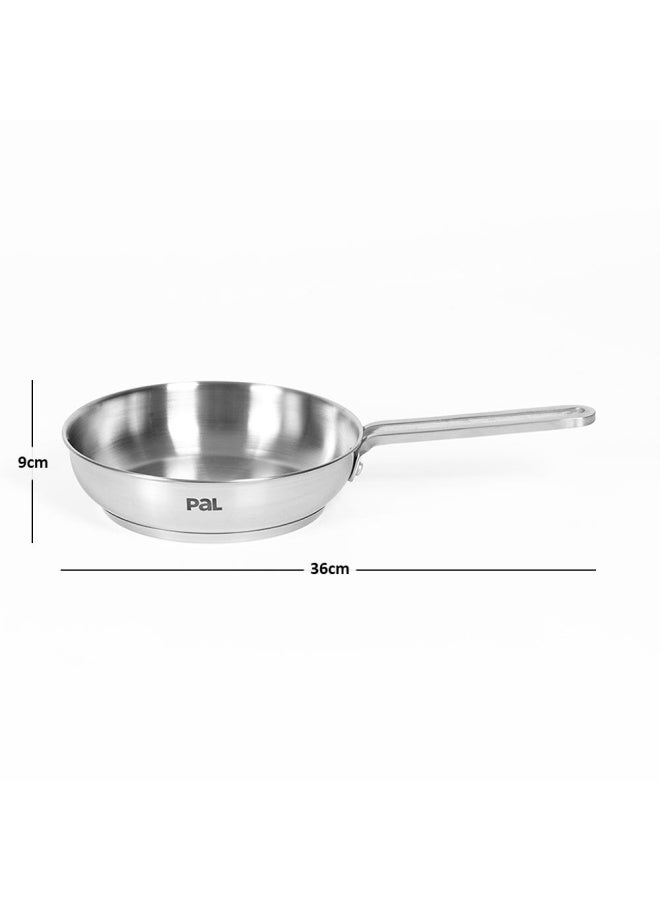 Pal Titanium Pro Inox Frying Pan, Metallic - 20 Cm