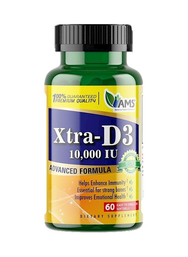 Xtra-D3 10000 IU Dietary Supplement - 60 Softgels