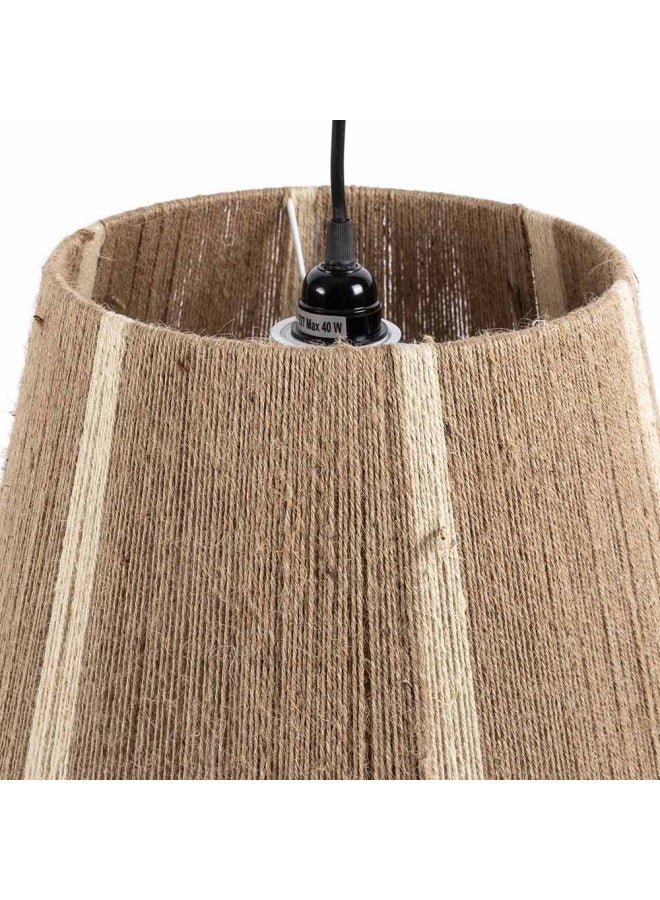 Alfio String Hanging Lamp, Natural & Off White - 26X40 Cm