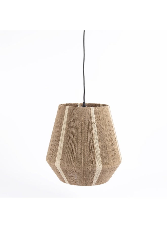 Alfio String Hanging Lamp, Natural & Off White - 26X40 Cm