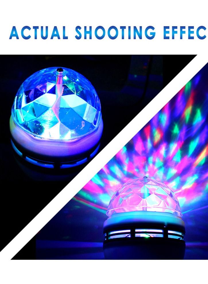 Rotating atmosphere colored lights party stage lighting