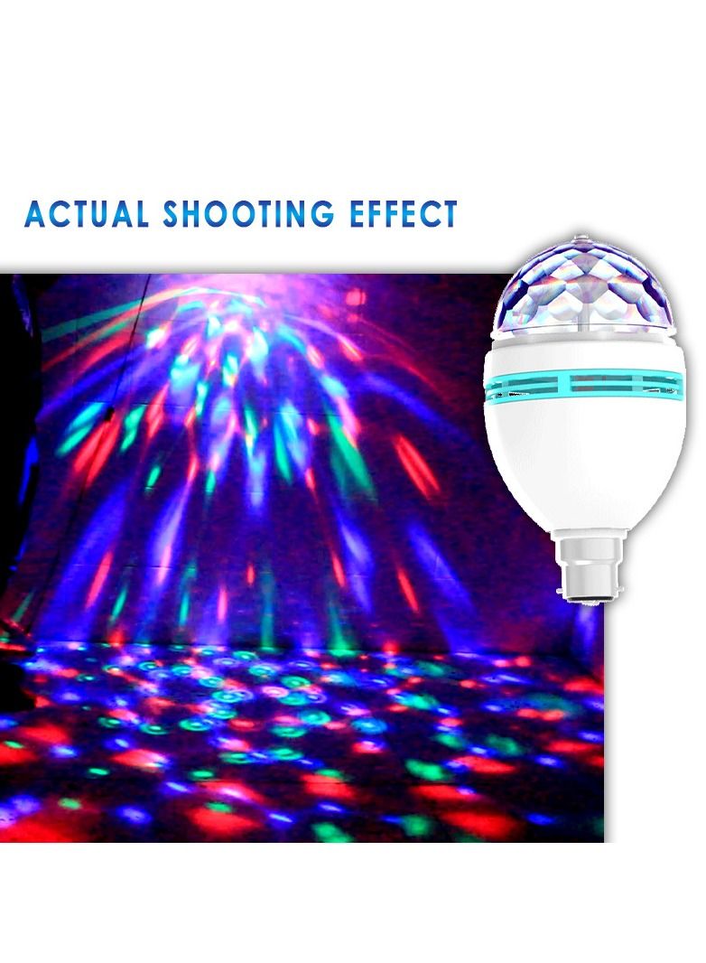 Rotating atmosphere colored lights party stage lighting