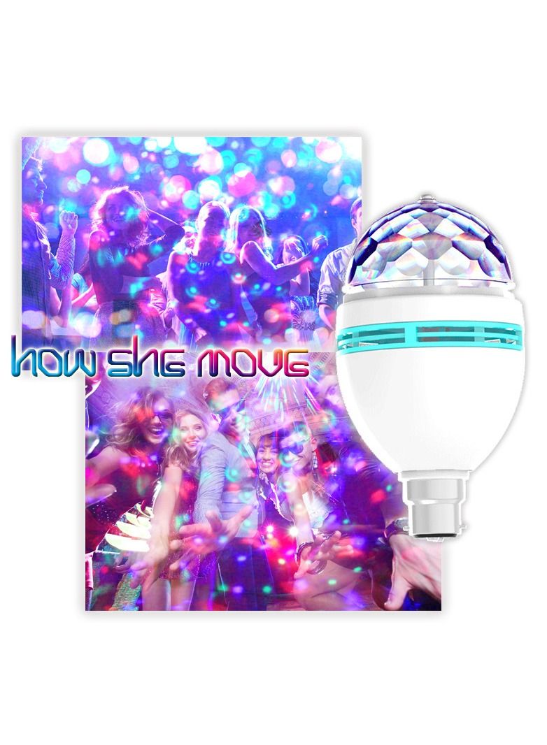 Rotating atmosphere colored lights party stage lighting