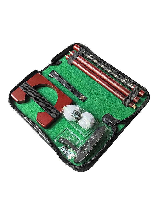 Golf Putting Trainer Portable Chipper Kit with 2 Practice Balls