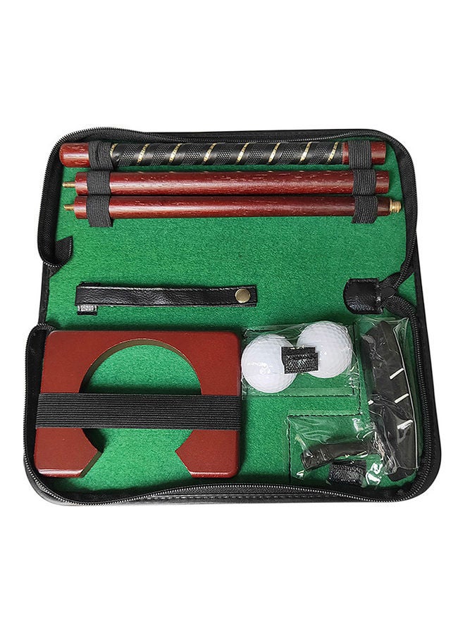Golf Putting Trainer Portable Chipper Kit with 2 Practice Balls