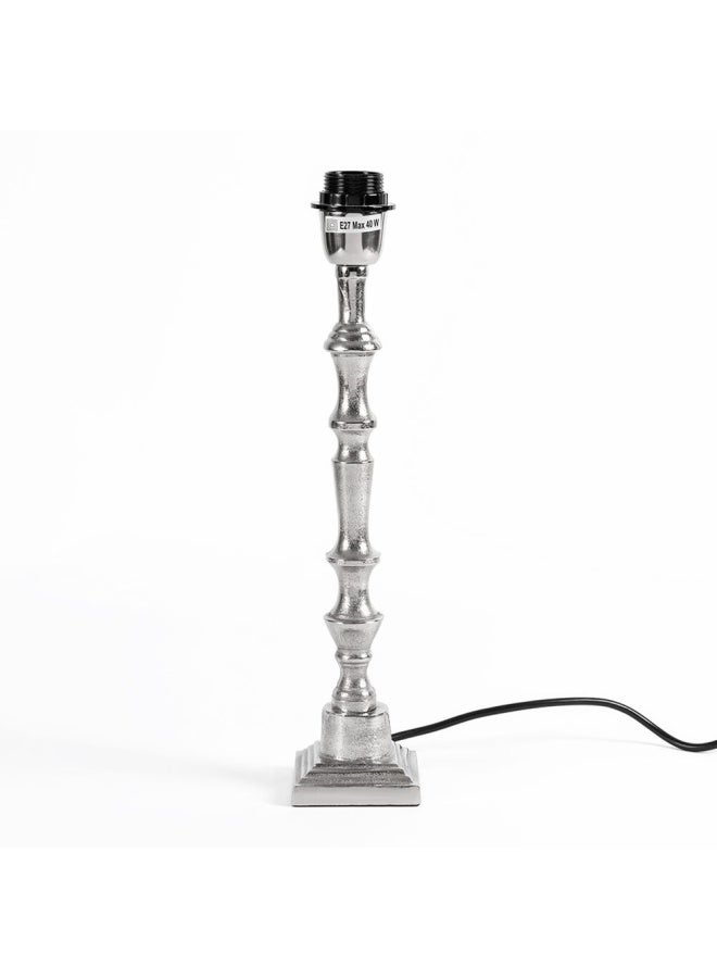 Maria Lamp Base, Nickel - 9X36 Cm