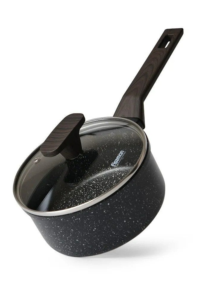 Saucepan 16x7.6cm/1.4LTR Aluminum with Induction Bottom