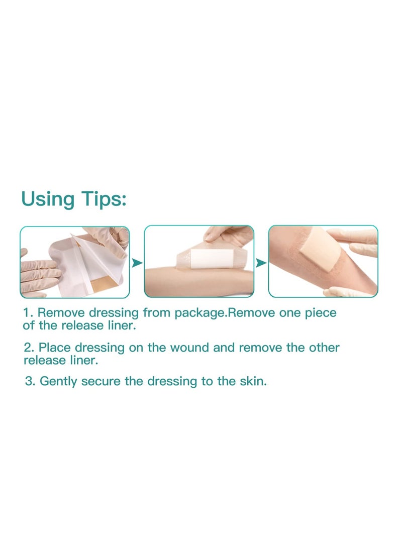 Dimora Silicone Foam Dressing with Border Adhesive 4