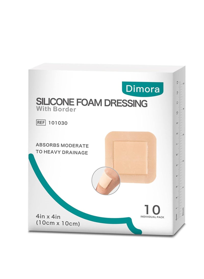 Dimora Silicone Foam Dressing with Border Adhesive 4