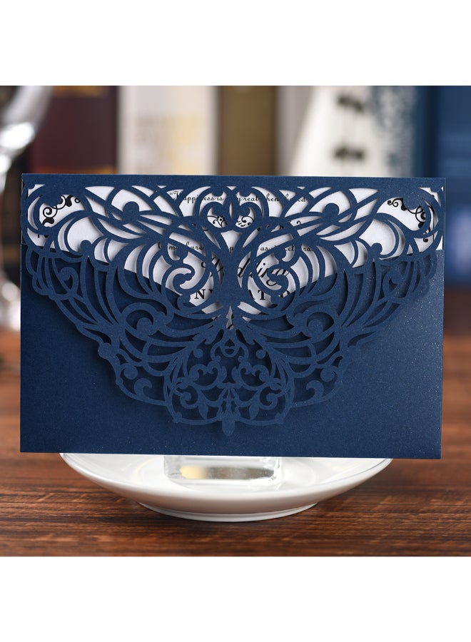20-Piece Pearl Paper Invitation Card Holder