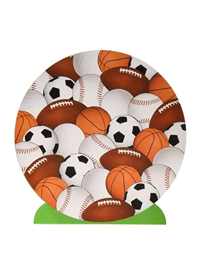 Sports Centerpiece Tableware 9.25inch