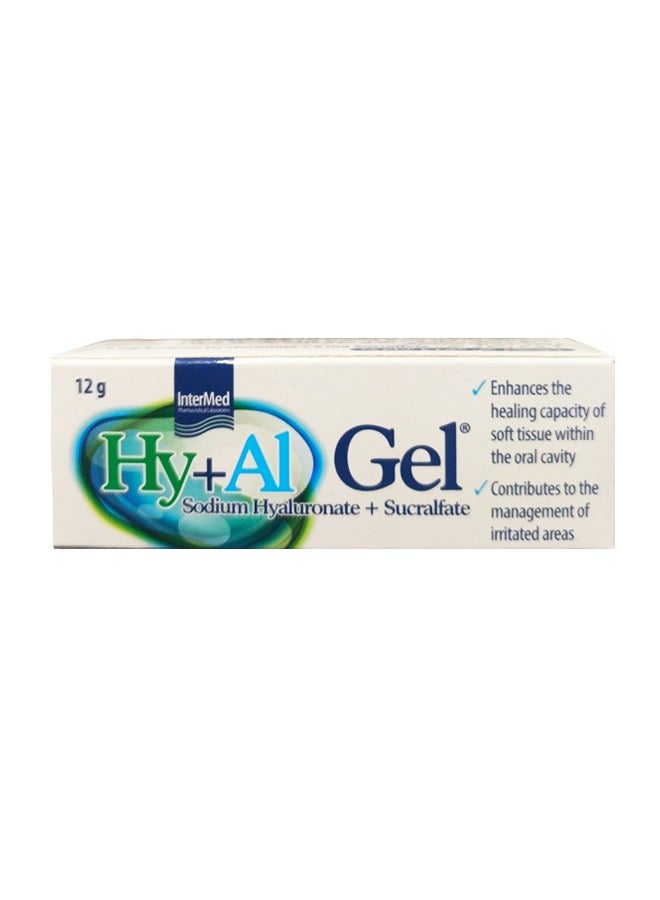 Hy+A1 Gel with Sodium Hyaluronate & Sucralfate - Advanced Oral Tissue Healing, 12g