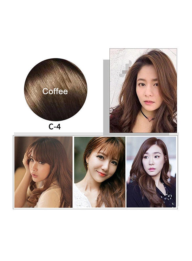 Augeas 500ml Foam Herbal Hair Dye Shampoo Mild Non-irritating Natural Long-lasting No Black Scalp Hair Care