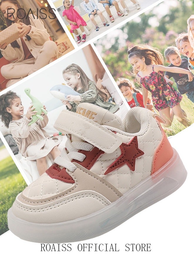 Boys and Girls' Fashionable Sports Shoes Lighting Toddler Walking Shoes Wearing Children's Shoes in Multiple Occasion