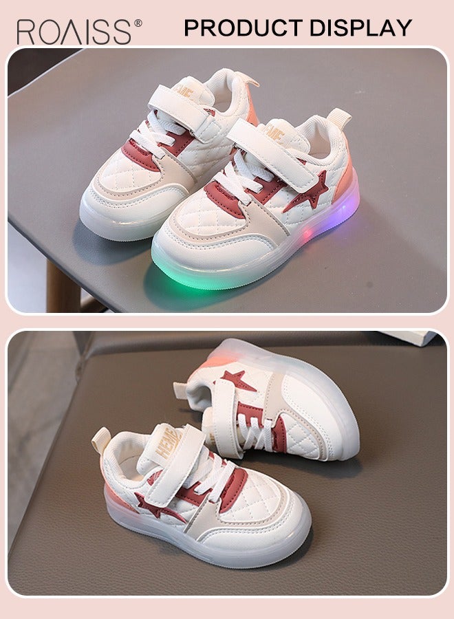 Boys and Girls' Fashionable Sports Shoes Lighting Toddler Walking Shoes Wearing Children's Shoes in Multiple Occasion