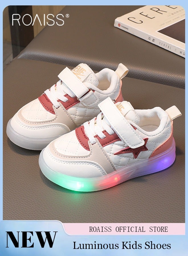 Boys and Girls' Fashionable Sports Shoes Lighting Toddler Walking Shoes Wearing Children's Shoes in Multiple Occasion