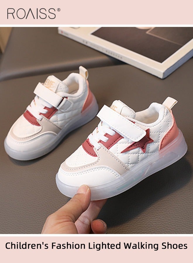 Boys and Girls' Fashionable Sports Shoes Lighting Toddler Walking Shoes Wearing Children's Shoes in Multiple Occasion