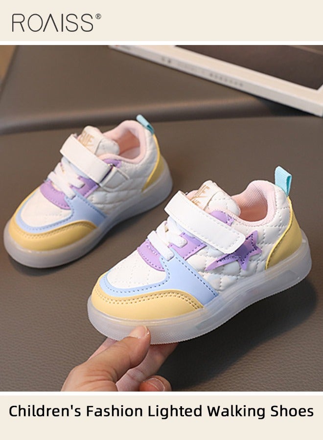 Boys and Girls' Fashionable Sports Shoes Lighting Toddler Walking Shoes Wearing Children's Shoes in Multiple Occasion