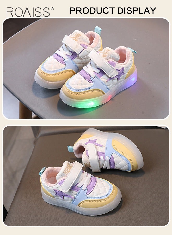 Boys and Girls' Fashionable Sports Shoes Lighting Toddler Walking Shoes Wearing Children's Shoes in Multiple Occasion