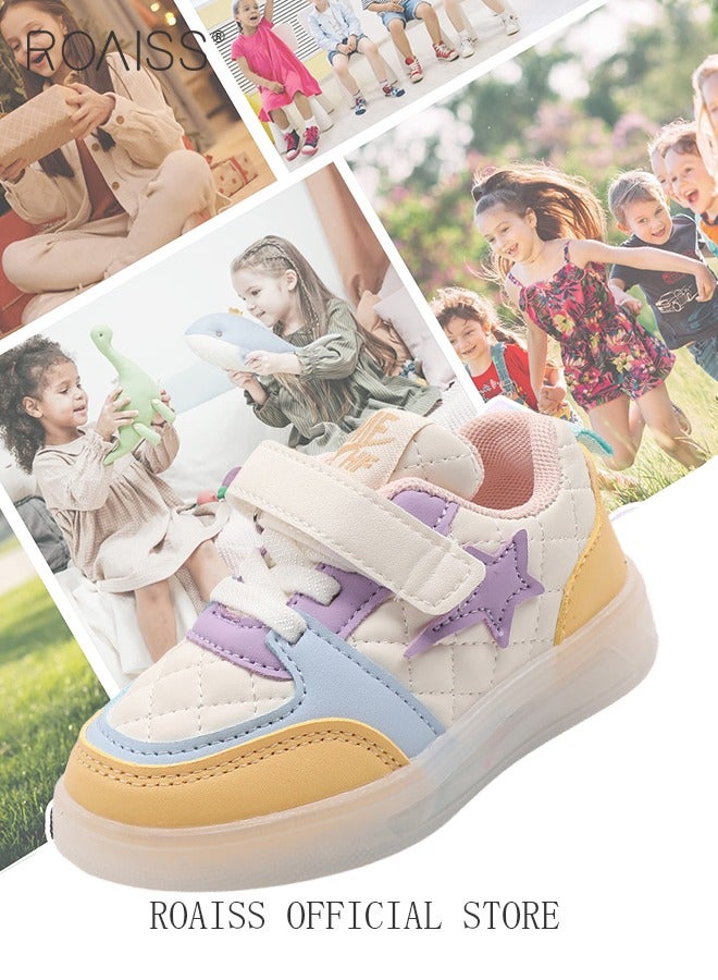 Boys and Girls' Fashionable Sports Shoes Lighting Toddler Walking Shoes Wearing Children's Shoes in Multiple Occasion