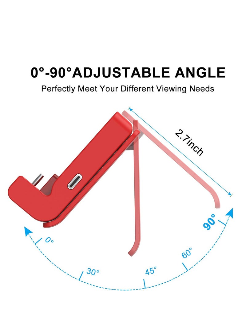 Switch Stand for Nintendo, KASTWAVE Charging Dock for Nintendo Switch and Nintendo Switch Lite/OLED, Portable Switch Adjustable Charging Stand for Nintendo with USB Type C Charger Port