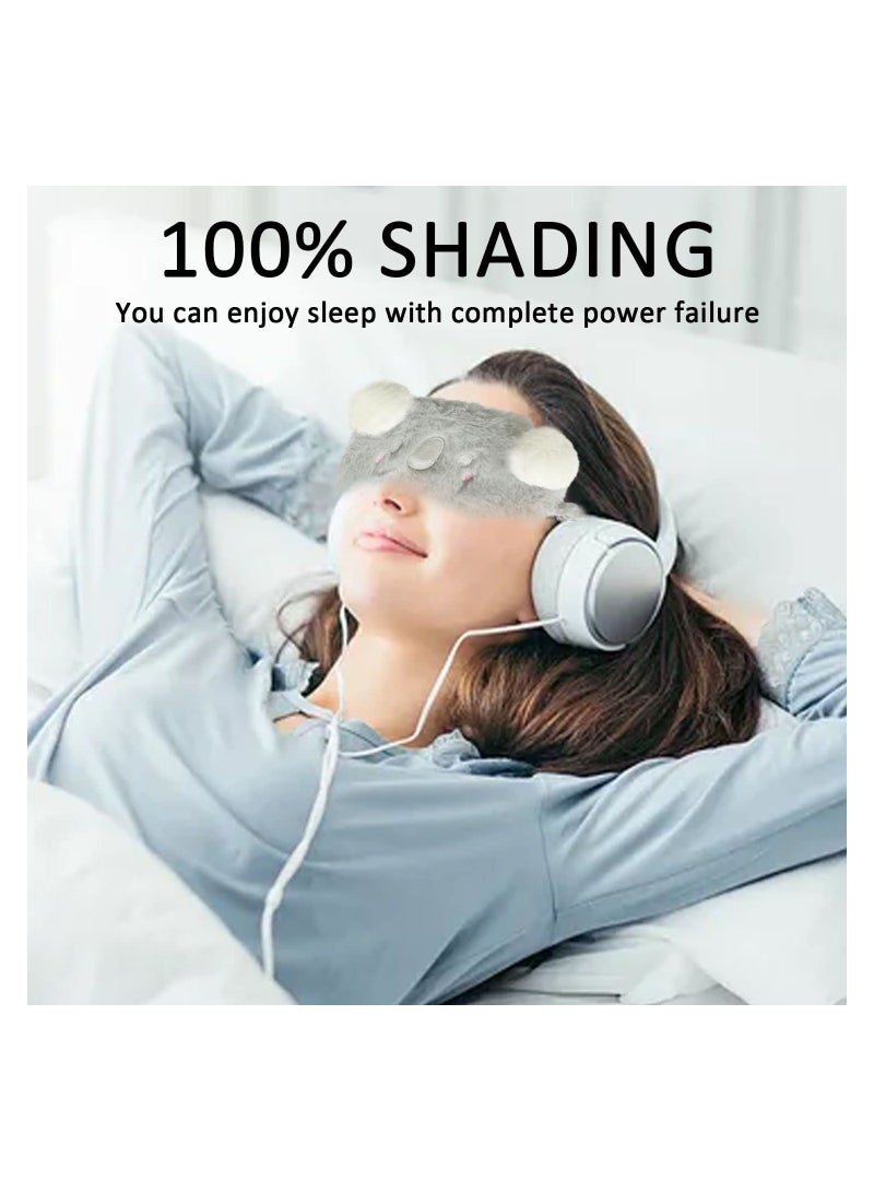 2 Pieces Of Eye Mask Sleep Women Girls Children Adult Children Soft Eye Breathable Eye Mask Travel Sleep Nap Meditation Shading Anti-Allergy