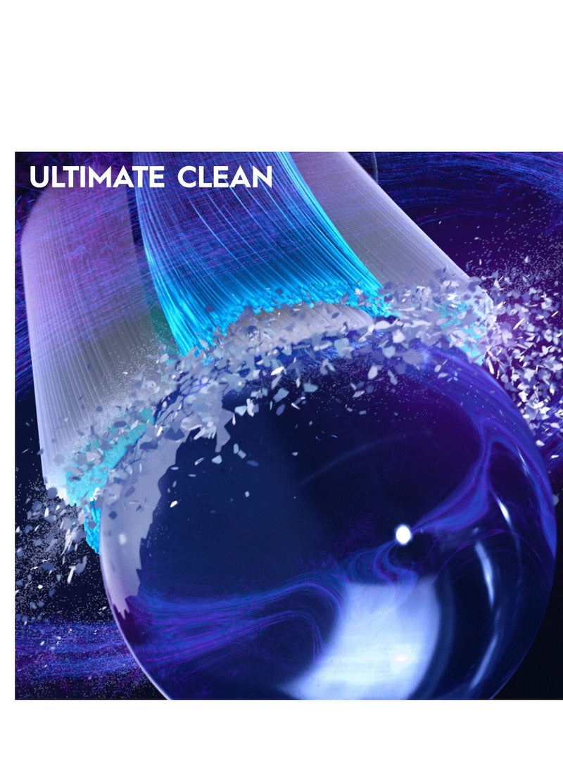 iO Ultimate Clean Electric Toothbrush Replacement With Head Twisted & Angled Bristles Pack of 4