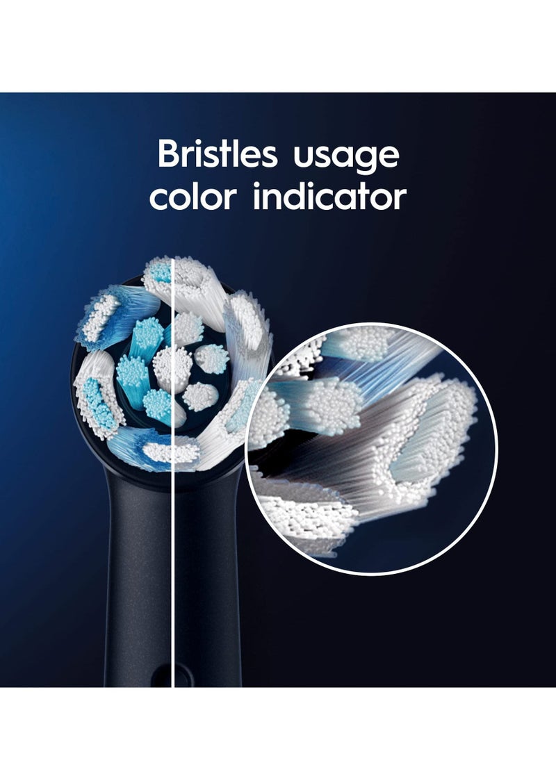 iO Ultimate Clean Electric Toothbrush Replacement With Head Twisted & Angled Bristles Pack of 4