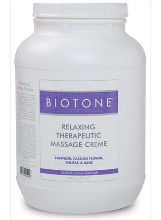 BIOTONE Relaxing Therapeutic Massage Creme - 1 Gallon