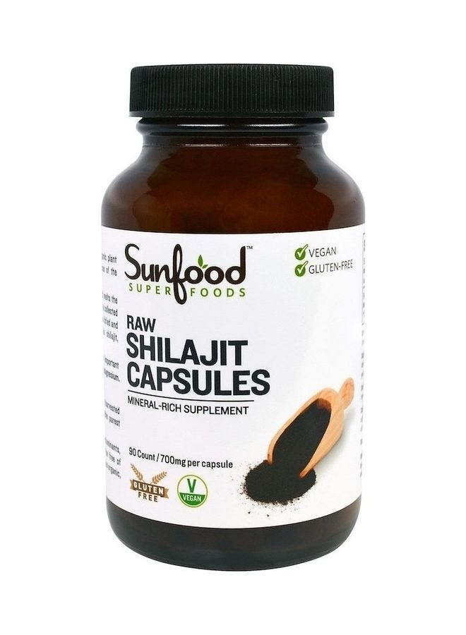 Raw Shilajit Capsules Minerals and Rich Supplements