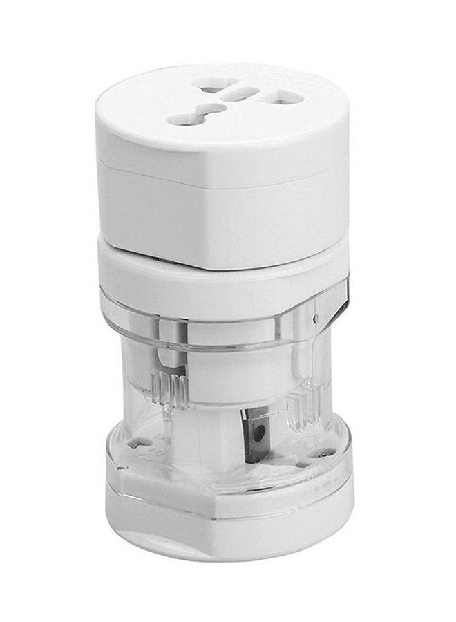 Travel Power Adapter White