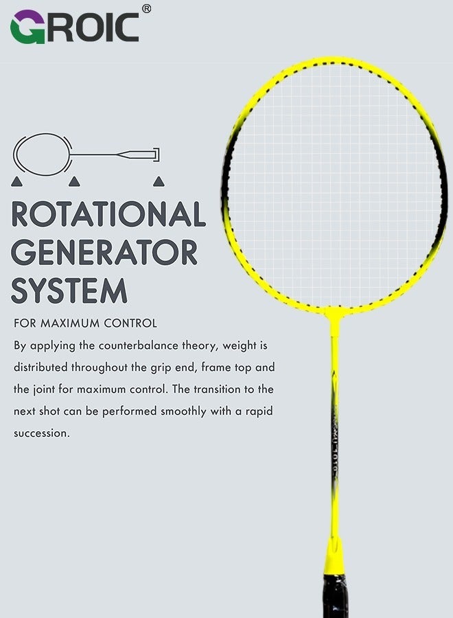 2 Pieces Badminton Set,Outdoor sports set,Badminton Set Including 1 Badminton Bag,2 Rackets,3 Badminton Balls,Outdoor Sports Equipment