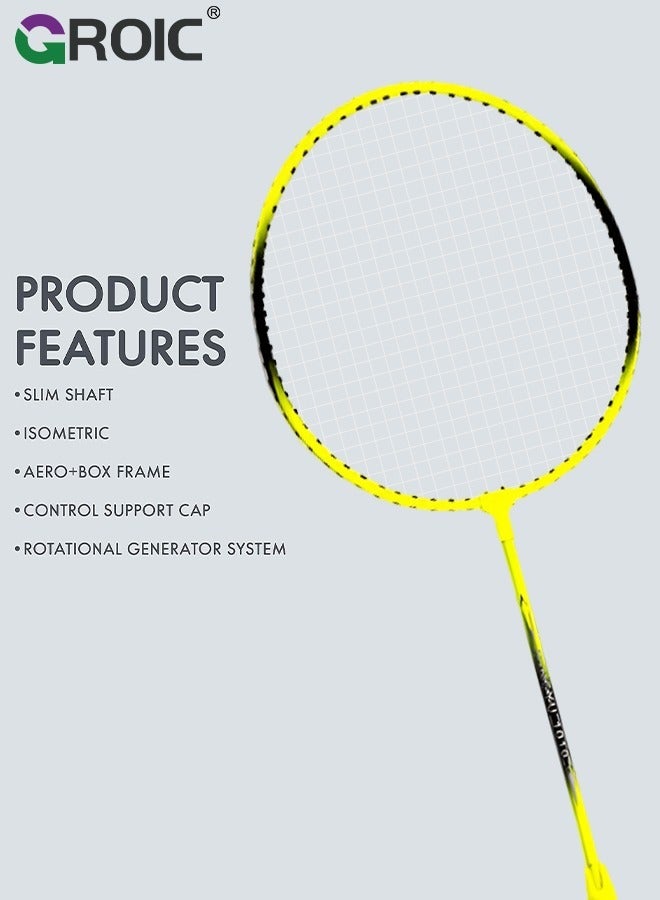 2 Pieces Badminton Set,Outdoor sports set,Badminton Set Including 1 Badminton Bag,2 Rackets,3 Badminton Balls,Outdoor Sports Equipment