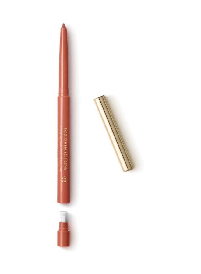 Gold Reflections 12H Wear Waterproof Lip Linertropical Mauve