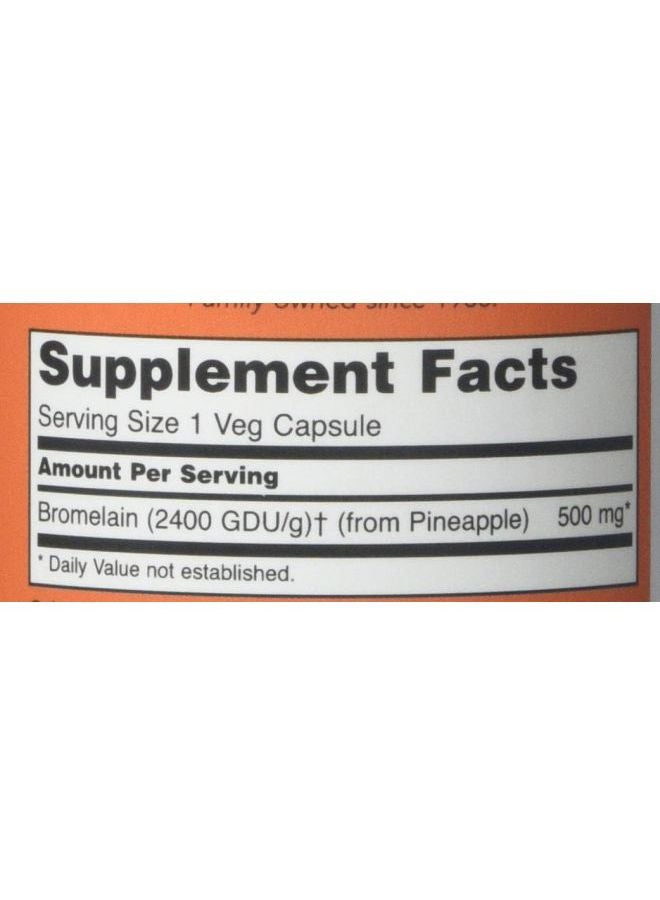 Bromelain Dietary Supplement - 120 Veg Capsules