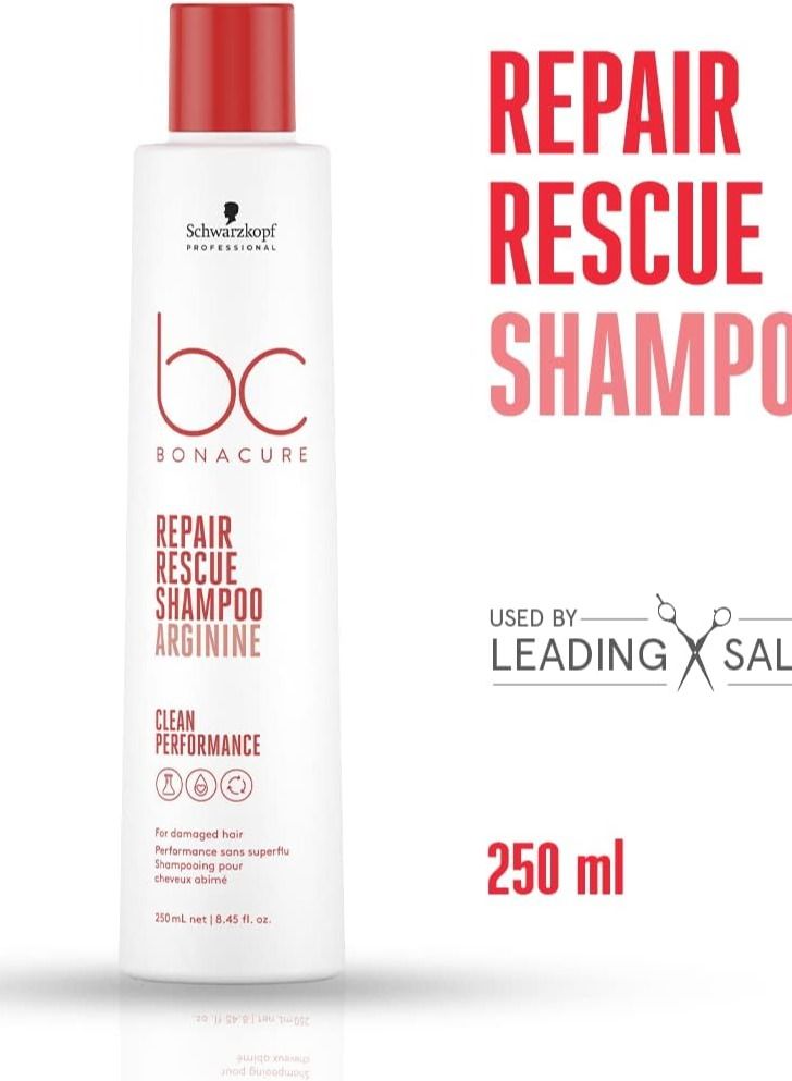 Schwarzkopf Professional Bonacure Peptide Repair Rescue Shampoo 250 Ml