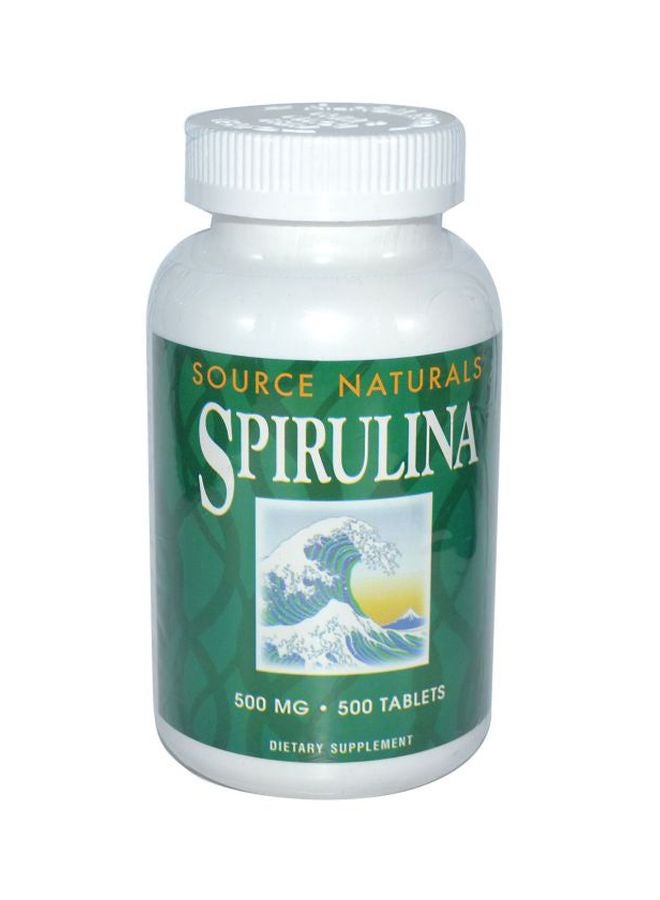 Spirulina Egg Free Dietary Supplement - 500 Tablets