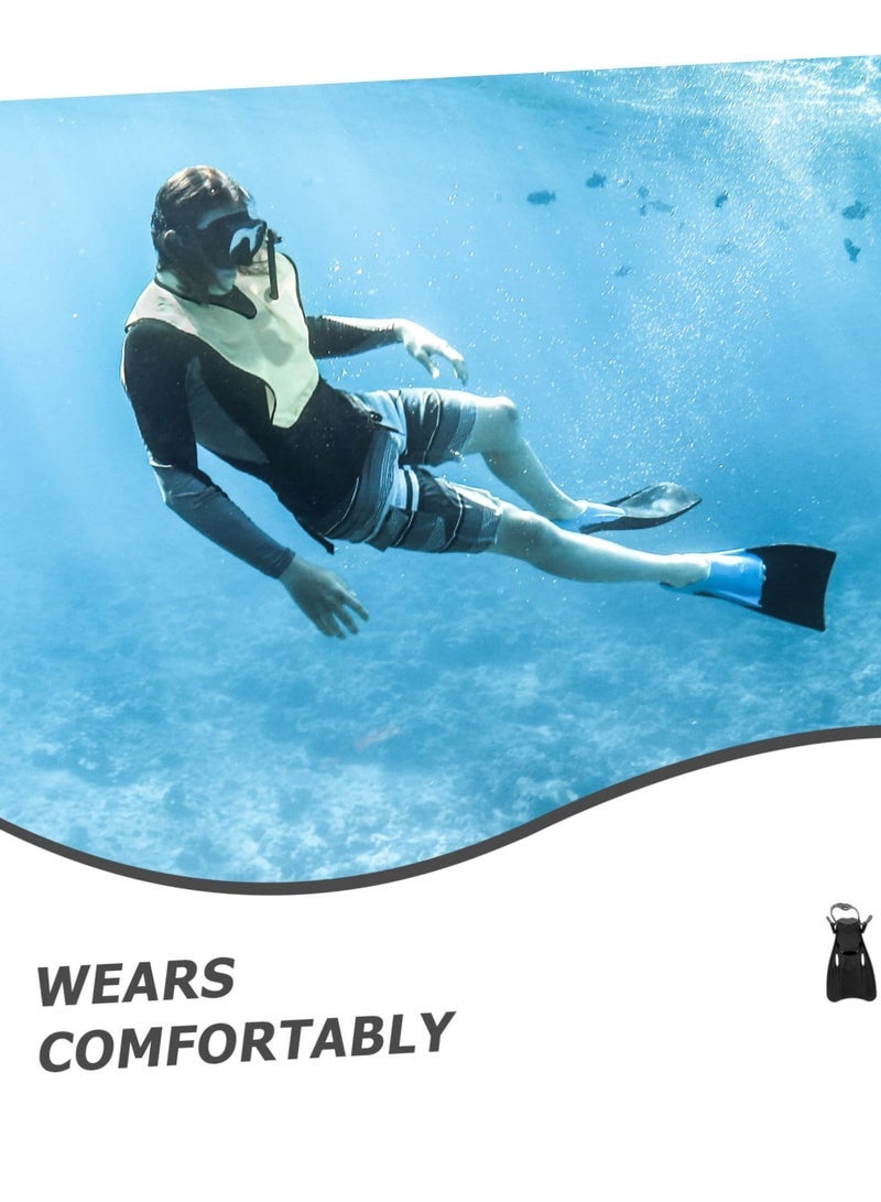 Fins Kids, 1 Pair Youth Flippers for Swimming,Training and Snorkeling Beginners, Flippers Swim Swimming Shoes Swimming Supply Snorkeling Fins, Size Suitable for Girls and Boys (L, 39-43)