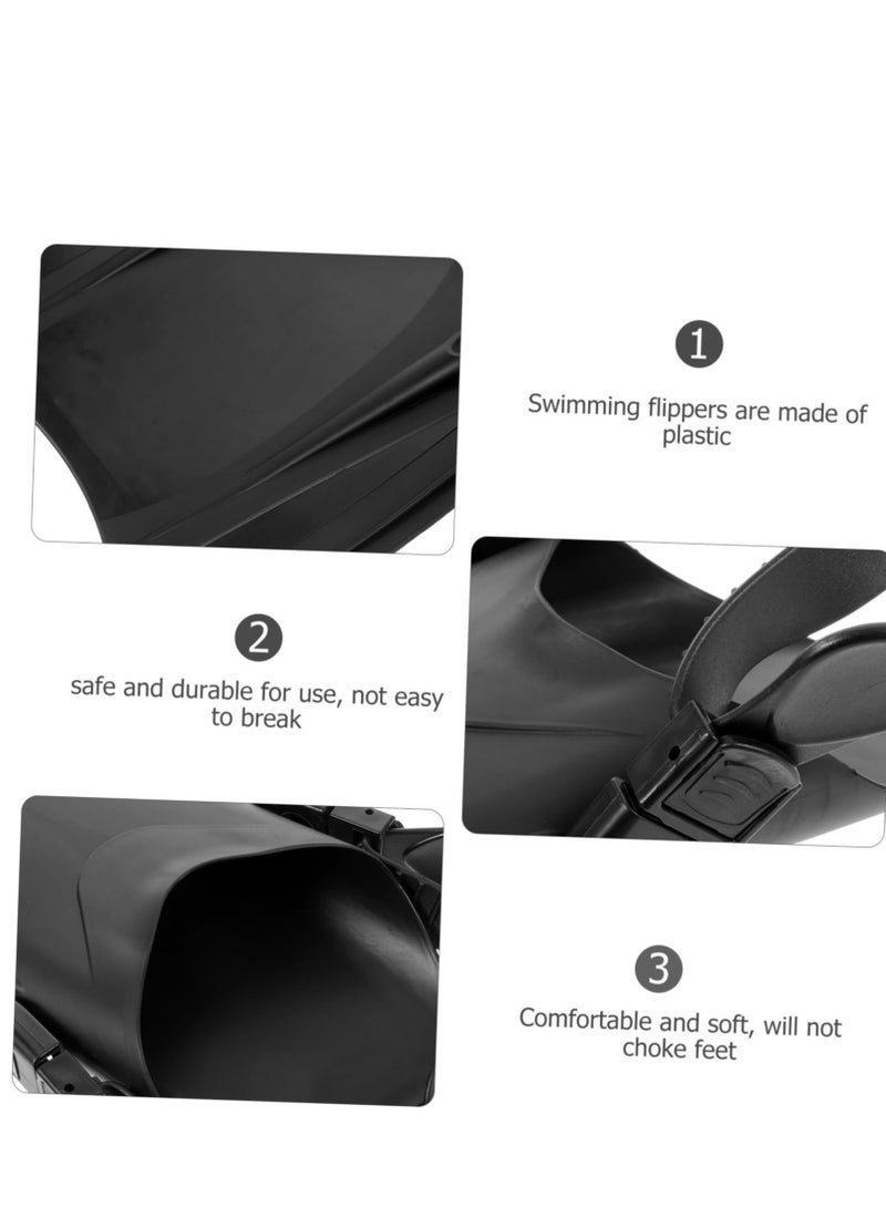 Fins Kids, 1 Pair Youth Flippers for Swimming,Training and Snorkeling Beginners, Flippers Swim Swimming Shoes Swimming Supply Snorkeling Fins, Size Suitable for Girls and Boys (L, 39-43)