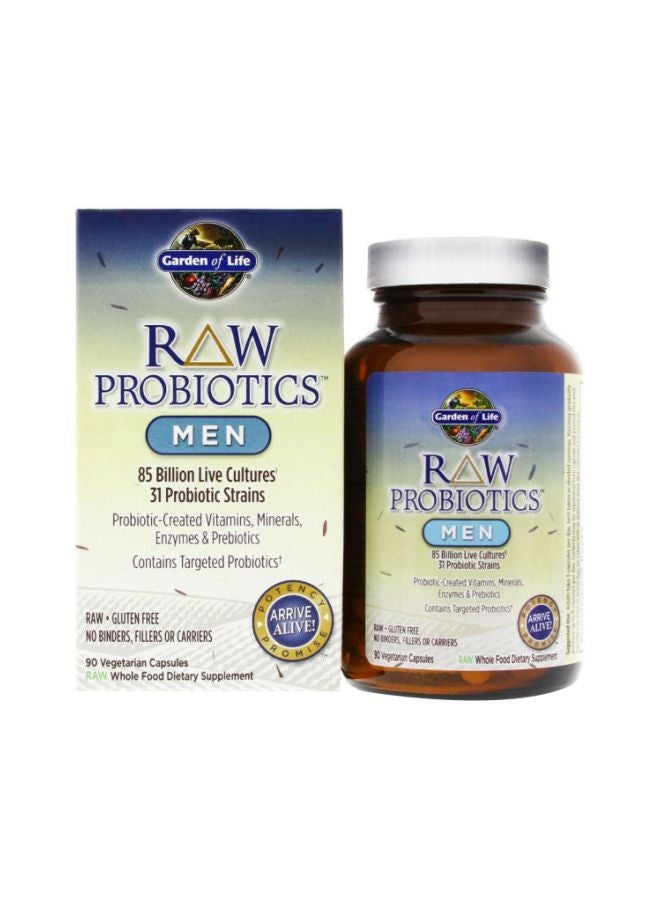 RAW Probiotics Dietary Supplement - 90 Capsules