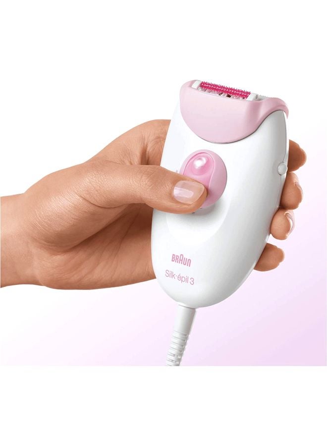 Silk-epil 3 3270 Epilator White/Pink