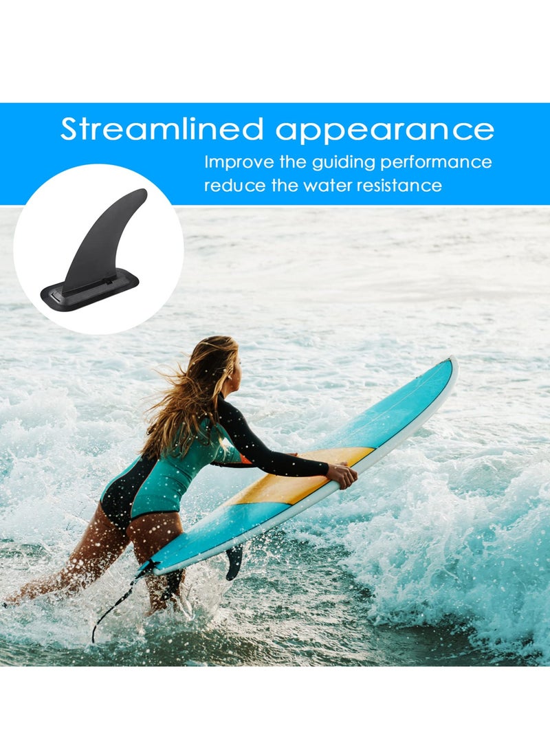 Surfboard Fins, Removable Universal SUP Fin, Nylon Safe Reinforced Fins, SUP Replacement Diverter Tail Rudder for Longboard Surfboard, Inflatable Paddle Board, Surfboard, Stand-Up Paddle Board